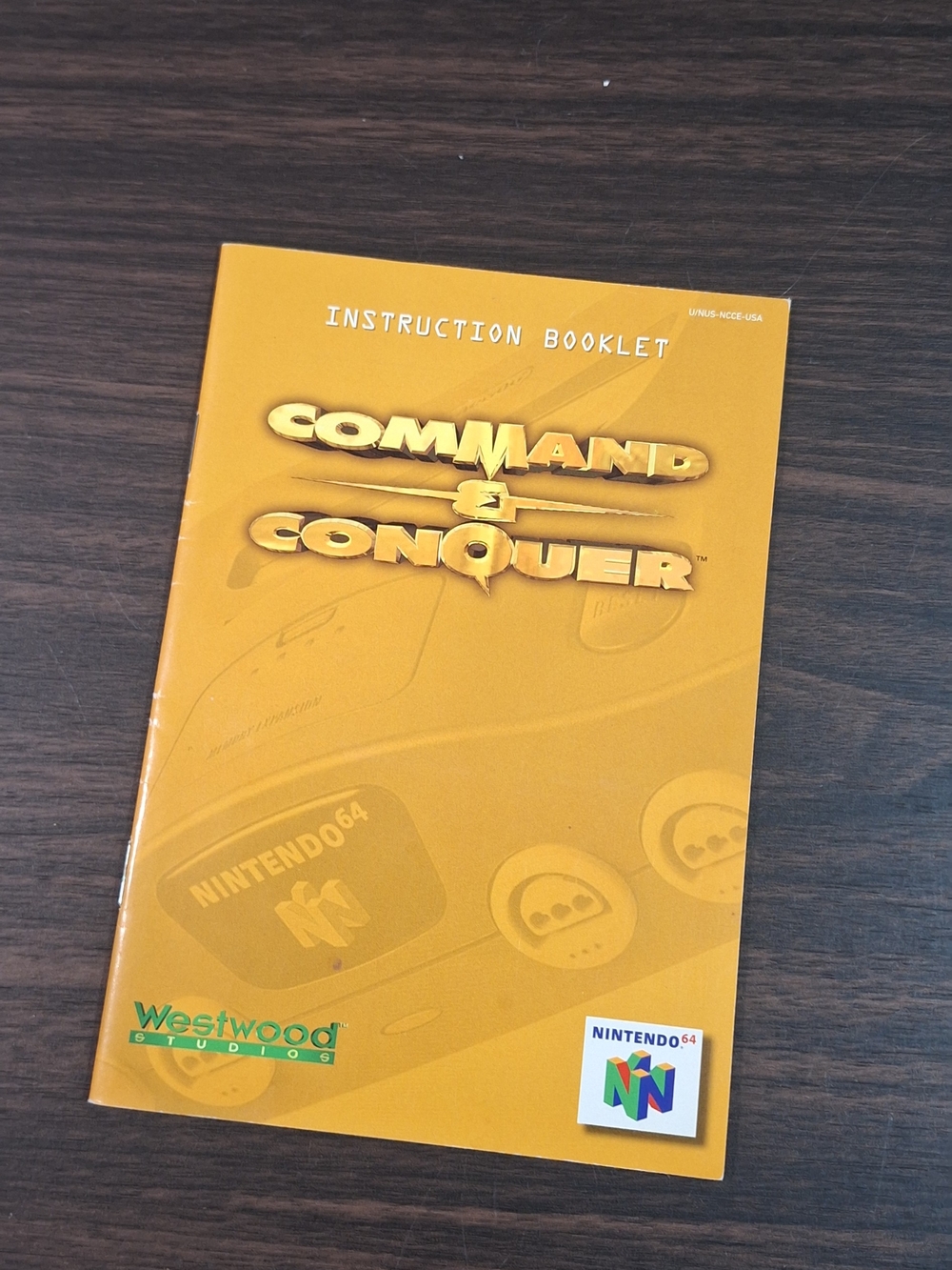 BEST OFFER? Command & Conquer Nintendo 64 Instruction Booklet